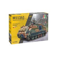 Italeri M113A1 Armoured Personnel Carrier (APC) 1:35 Scale Model Kit - Aus Decals 6753