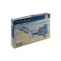 Italeri F/A-22 Raptor 1:48 Scale Model Kit 0850S