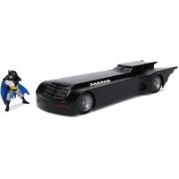 DC Comics Batman Animated Series Batmobile & Figure 1:24 scale diecast metal 30916 **