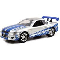 Fast & Furious Jada Brian's Nissan Skyline GT-R 1:55 Scale Diecast Model Kit 31288
