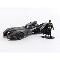DC Comics Batman 1989 Batmobile & Batman Figure 1:32 scale diecast metal 31704