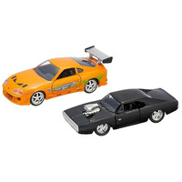 Fast & Furious Jada Dom's Dodge Charger R/T & Brian's Toyota Supra 1:32 Scale 31981
