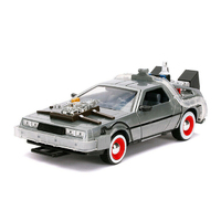 Jada Back to the Future Part III DeLorean Time Machine 1:24 Scale Diecast Metal 32166