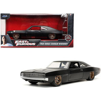 Fast & Furious 1968 Dom's Dodge Charger Widebody Diecast 1:24 scale - Matte Black 32614