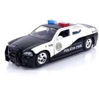 Fast & Furious Jada 2006 Dodge Charger - Police 1:24 Scale Diecast Vehicle 33665