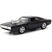 Fast & Furious Jada Dom's Dodge Charger R/T 1:32 Scale Matt Black Diecast Vehicle 97214