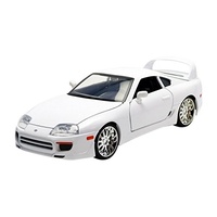 Fast & Furious Jada Brian's 95 Toyota Supra Gloss White 1:24 Scale Diecast 97375