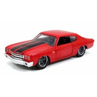Fast & Furious Jada Dom's 1970 Chevy Chevelle SS Gloss Red 1:32 Scale Diecast 97380