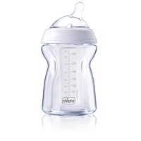 Chicco Nursing Bottle Vetro-Glass NaturalFeeling 0m+ 250ml