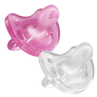 Chicco Soother Physio Soft 0-6m 2pk - Pink