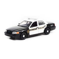 Greenlight Collectibles 2011 Ford Crown Victoria Interceptro Terre Haute Indiana Police Car 1:24 Scale 84107