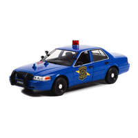 Greenlight Collectibles 2008 Ford Crown Victoria Police Interceptor Michigan State Police Car 1:24 Scale 85553**