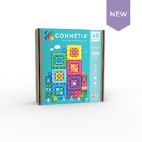 Connetix Magnetix Tiles Bright Portal Pack 48pcs 048-PP