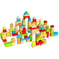 Fat Brain Toys Wooden Timber Blocks 100pc FB187