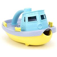 Green Toys Tug Boat 100% Recycled Plastic Assorted Colours One Supplied GY086
