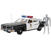 Greenlight The Terminator 1977 Dodge Monaco Metropolitan Police with T-800 Endoskeleton Figure 1:18 Scale 19042**