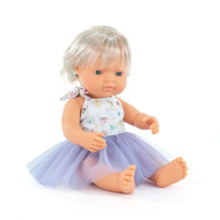 Miniland My Friends & Me 38cm Blonde Doll with Hearing Aid MN33200