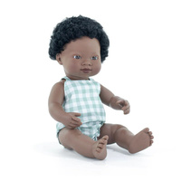 Miniland My Friends & Me 38cm African Boy Doll N33205