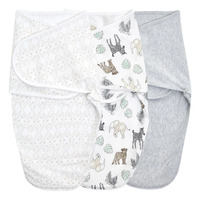 Aden + Anais Essentials Wrap Swaddle 3 Pack 'Toile' 0-3 months