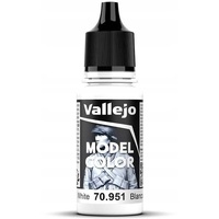 Vallejo Model Colour #001 - White - 18 ml Matt Acrylic Paint