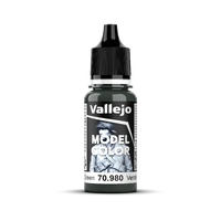 Vallejo Model Colour #080 - Black Green - 18 ml Matt Acrylic Paint