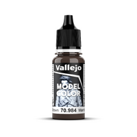 Vallejo Model Colour #155 - Flat Brown - 18 ml Matt Acrylic Paint
