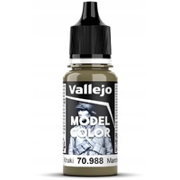 Vallejo Model Colour #114 - Khaki - 18 ml Matt Acrylic Paint