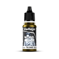 Vallejo Model Colour #201 - Bronze - 18 ml Metallic Acrylic Paint