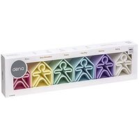 Dena Toys Pastel Silicone House 12pc Teether/Stacking/Baking Set 