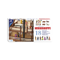 Artesania Set of 20 Metal Figurines and Animals Accessory for King of Mississippi ART-20515F