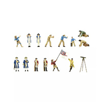 Artesania HMS Endeavour's Metal Figurines (Set of 10) Ship Accessory 22520F