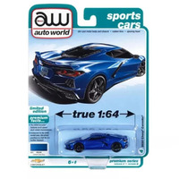 Auto World Sports Cars 2020 Chevy Corvette 1:64 Scale Diecast 64362