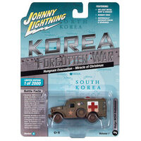 Johnny Lightning Korea Forgotten War Military Diecast - Dodge WC54 Ambulance JLML009