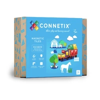 Connetix Magnetic Tiles  Rainbow Motion Pack 24pc