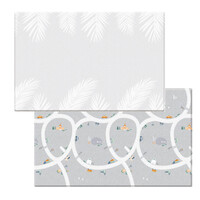 Feather & Tracks Baby Playmat by BabyCare - Medium 1.85 x 1.25M