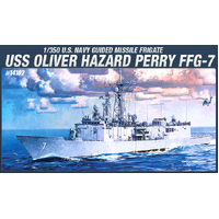 Academy US Navy Guided Missile Frigate USS Oliver Hazard Perry FFG-7 inc Aus Decals 1:350 Scale Model Kit 14102