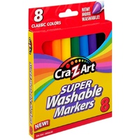 Cra-Z-Art 8 Colour Super Washable Markers 10002BB