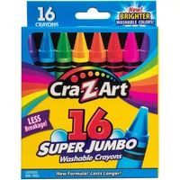 Cra-Z-Art 16 Super Jumbo Washable Crayons 10272