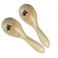 IQ Plus Wooden Maracas - 13cm 2pcs 131364