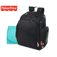 Fisher-Price Kaden Black Nappy Bag