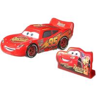 Disney Pixar Cars Diecast Singles 1:55 - Lightning McQueen with Rust-eze Sign DXV39