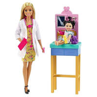 Barbie You Can Be Anything Paediatrician Blonde Doll and Playset DHB63