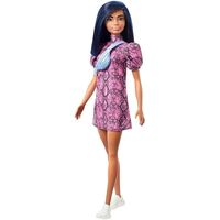 Barbie Fashionistas Doll Pink & Black Dress 143 FBR37