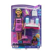 Barbie Big City Dreams Brooklyn Barbie Doll & Music Studio Playset GYG38