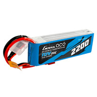 Gens Ace 3s 2200mAh 11.1V 25C Soft Case LiPo Battery (Deans) GEA3S220025D