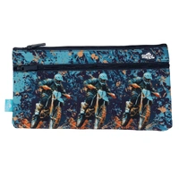 Spencil A4 Twin Zip Pencil Case - Moto Camo Trax