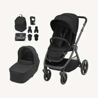 Maxi Cosi Oxford Stroller V26 & Sense Pram Bassinet - Twillic Black