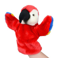 Korimco Lil Friends Hand Puppet - Red Parrot 8131