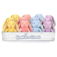 Korimco Frankie & Friends 17cm Blossom Bunnies Plush Toys Assorted One Supplied 70332