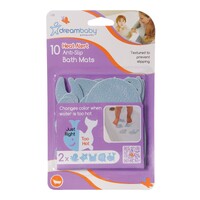 Dreambaby Heat Alert Watch-Your-Step Anti-Slip Bath Mats 10PK F128